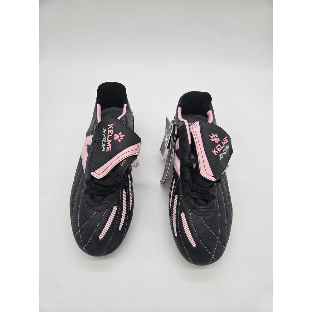 New Women's Black and Pink Soccer Cleats Size 11